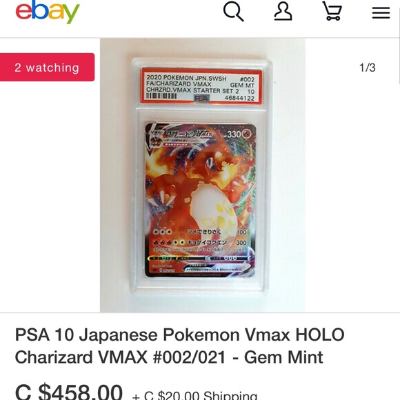 Pokemon Charizard Vmax & V starter set - Picture 4 of 7